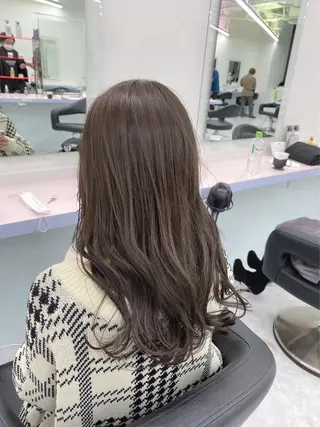 ロング カラー パーマ ヘアアレンジ メンズ 🤍透明感カラー🤍 似合わせ🤍AINEのヘアスタイル