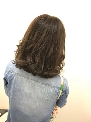 ミディアム カラー Rayt hair レイトヘアーのヘアスタイル