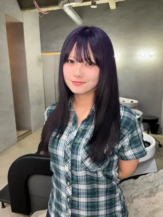 ロング カラー デザインカラー /rioのヘアスタイル