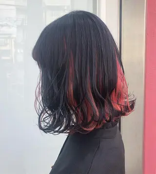 セミロング sano sayakaのヘアスタイル