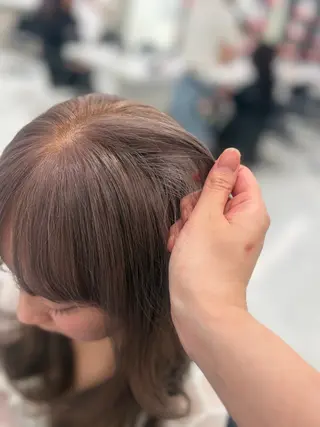 ロング カラー ヘアアレンジ 垢抜け透明感 カラー🪽ྀི🤎のヘアスタイル