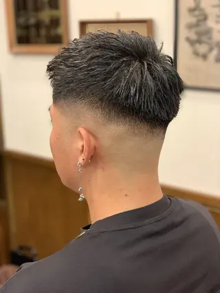 ショート 大久保 竣太のヘアスタイル