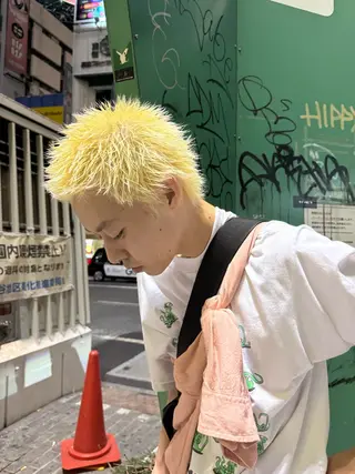 カラー メンズ fifth リュウセイのヘアスタイル