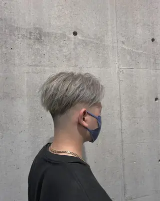 ショート カラー メンズ はまべ です☆のヘアスタイル