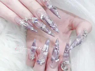 ネイル MoMoA Nail ネイル長さ出し専門店のネイルデザイン