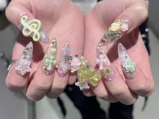 ネイル Sora nail 長さ出し専門店のネイルデザイン