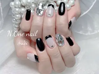ネイル 長いだし/スカルプ/ パラシェルN.oneのネイルデザイン