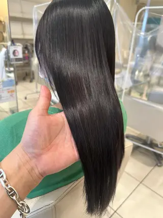 ロング カラー パーマ MODE K´s eau髪質改善特化のヘアスタイル