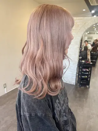 セミロング カラー🫧アレンジ 🎀REIMIのヘアスタイル
