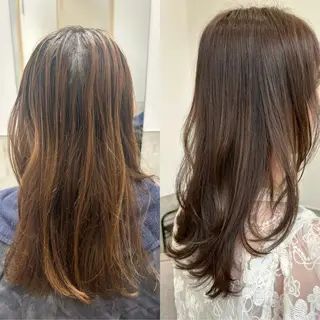 セミロング 古山 瞳のヘアスタイル