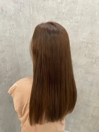 ロング 松下 美織のヘアスタイル