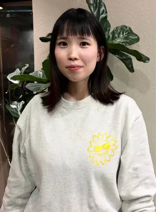 ミディアム ボブパーマ／アレンジ Onのヘアスタイル