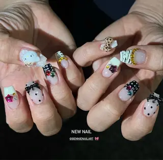 ネイル KUU🎀♥⑅ フィルイン対応サロンのネイルデザイン