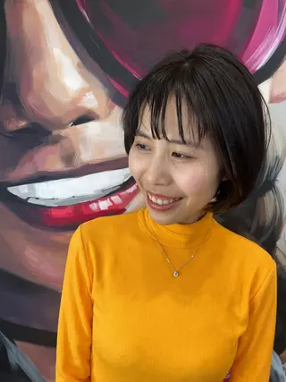ショート カラー パーマ ヘアアレンジ メンズ キッズ ネイル マツエク・マツパ アイブロウ 久木原 ゆりのヘアスタイル