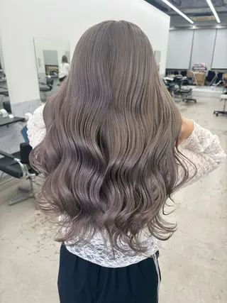 ロング カラー ブリーチカラー/ デザインカラー/栄のヘアスタイル