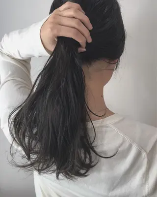 ミディアム カラー ✨艶ブリーチカラー ✨四ノ宮裕己のヘアスタイル