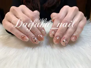 ミディアム Daifuku nailsのネイルデザイン