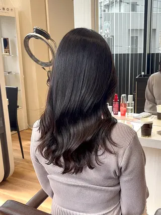 ロング 杉原魁/髪質改善/ 似合わせパーマのヘアスタイル