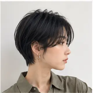 ショート 《期間限定無料》 くびれショート 日向のヘアスタイル