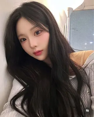 ロング カラー パーマ ヘアアレンジ メンズ 上品＆韓国風 🥀海心🥀のヘアスタイル