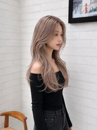 ロング カラー 【韓国風特化】 池田一之のヘアスタイル