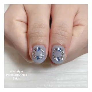 ミディアム ネイル 🐾enen style 🐾のネイルデザイン