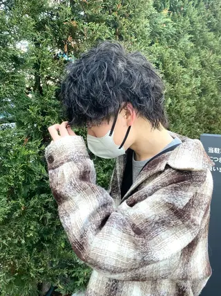 パーマ メンズ ✂️ショート・ ショートボブ特化✂️のヘアスタイル