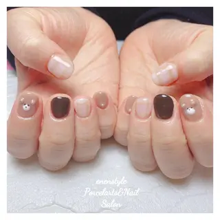 ショート ネイル 🐾enen style 🐾のネイルデザイン