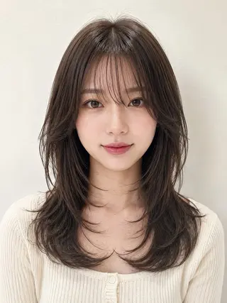 ロング レイヤー🇰🇷/ 仙台/似合わせのヘアスタイル
