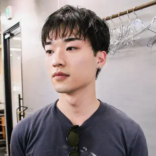 メンズ 藤川迅 曲がる縮毛矯正のヘアスタイル