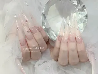 ネイル MoMoA Nail ネイル長さ出し専門店のネイルデザイン
