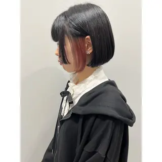 ショート カラー 🦄💓ショートボブ 🦄💓杉浦りなのヘアスタイル