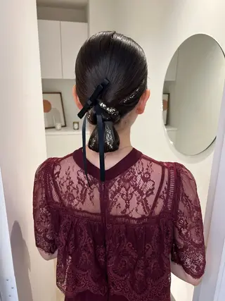 ヘアアレンジ アレンジ/ブラウン カラー HARU🕯のその他イメージ