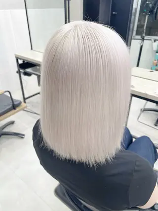 ミディアム 🎨ハイトーン ブリーチ✨RYUKIのヘアスタイル