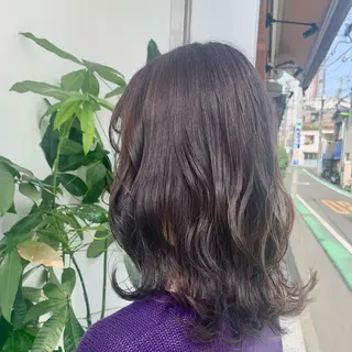 セミロング カラー ヘアアレンジ REONA🪽✨薬院 レイヤーカット🫧のヘアスタイル