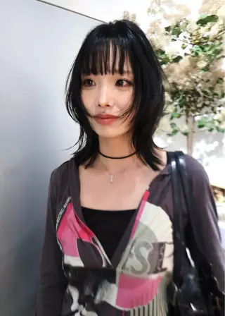 セミロング ボブ/レイヤー 学芸大学SaKuraのヘアスタイル