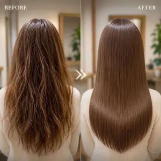 ロング 髪質改善美容師 大森勝馬のヘアスタイル