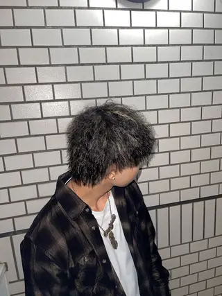 ショート カラー パーマ 【再現性120%】 🔥龍也リュウヤ🔥のヘアスタイル