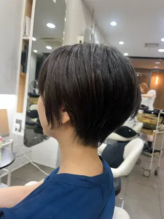 ショート カラー 透明感カラーボブ レイヤーツムギ♡のヘアスタイル