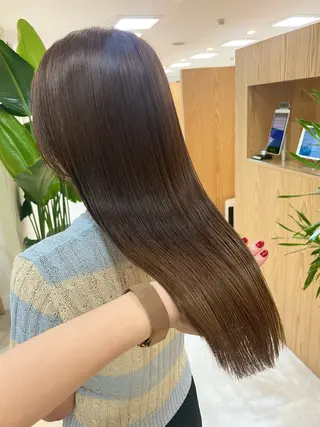 セミロング minatsu 東京の技術を京都でのヘアスタイル