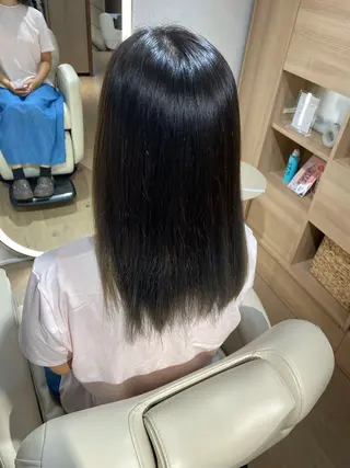 セミロング 髪質改善ストレート ✂️前田龍之介のヘアスタイル