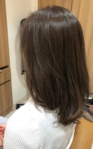 ロング カラー パーマ BASSA 下井草店のヘアスタイル
