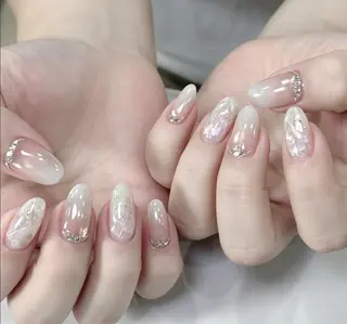ネイル By moonネイル 🌷ワンホン/韓国風のネイルデザイン