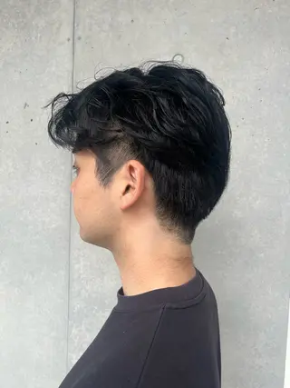 ショート メンズ メンズパーマ特化型 美容師/荒井海音のヘアスタイル