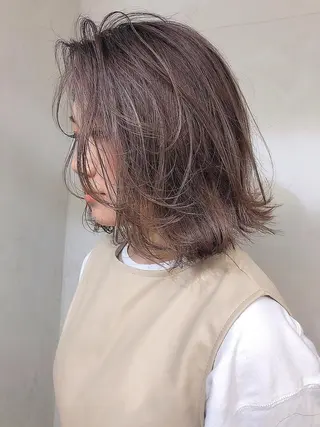 ショート カラー ヘアアレンジ Aloa透明感ヘア ♡kanami♡のヘアスタイル