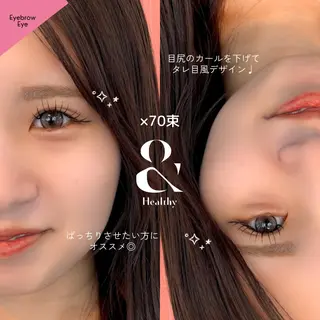 マツエク・マツパ IEN 🩰𓈒𓏸 Sena (セナ)のマツエク・マツパデザイン