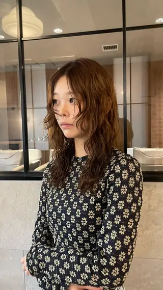 パーマ 🐳ボブ人気No.1 🐶misakiのヘアスタイル