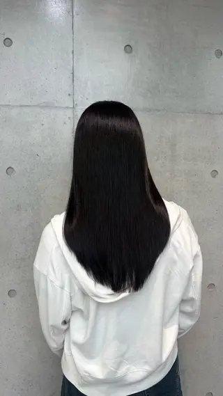 ロング カラー パーマ ヘアアレンジ メンズ 赤み消しカラー /美 髪☘️Reika☘️のヘアスタイル