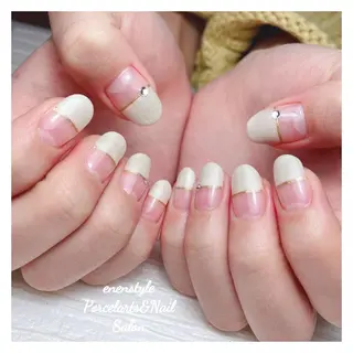 ミディアム ネイル 🐾enen style 🐾のネイルデザイン