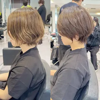 ショート 絶壁補正くびれ ショート✂️ 井川のヘアスタイル